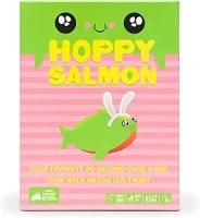 Exploding Kittens Presents: Hoppy Salmon - Quick Card Game for Family Fun - 3-8 Players, Ages 6+ - Quick 90-Second Rounds