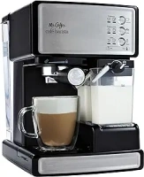 Mr. Coffee Espresso and Cappuccino Machine, Stainless Steel, Programmable Coffee Maker with Automatic Milk Frother, 15-Bar Pump, Ideal for Home Baristas