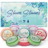 Shower Steamers Aromatherapy 8 PACK - Gifts for Women, Shower Bombs with Essential Oils, Self Care and Stress Relief Stocking Stuffers, Relaxation Birthday Gifts for Women and Men