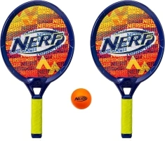 Nerf Foam Tennis Set for Kids - 2 Player Kids Tennis Set - Jumbo Rackets and Foam Tennis Ball - Indoor Tennis Set - (2) Rackets and Foam Ball Included