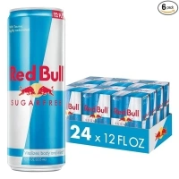 Red Bull Sugar Free Energy Drink, 12 Fl Oz, 24 Cans (6 Packs of 4)