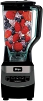 Ninja Blender, For-Smoothies, Salsa, Shakes, Slush, and-Frozen Drinks, Blender, Pitcher, and-Lid, Blender for-Kitchen, Crushes Ice, Fruit, and-Veggies, 1000-Watt, Dishwasher Safe, Black, NJ601AMZ​