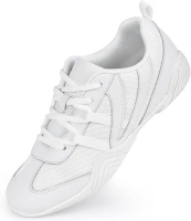 CADIDL Cheer Shoes for Women White Cheerleading Athletic Dance Shoes Girls Flats Tennis Walking Sneakers