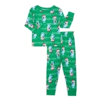 Bluey Toddler’s Christmas Snug Fit Pajama Set, 2-Piece, Sizes 12M-5T