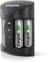 Energizer Rechargeable AA and AAA Battery Charger (Recharge Pro) with 4 AA NiMH Rechargeable Batteries, Auto-Safety Feature, Over-Charge Protection