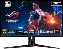 ASUS ROG Swift 38” 4K HDMI 2.1 HDR DSC Gaming Monitor (PG38UQ) - UHD (3840 x 2160), 144Hz, 1ms, Fast IPS, G-SYNC Compatible, Speakers, FreeSync Premium Pro, DisplayPort, DisplayHDR600, 98% DCI-P3