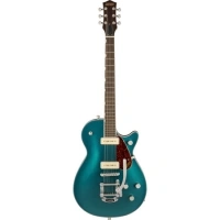 Gretsch G5210-P90 Electromatic Jet Two 90 Single-Cut with Bigsby Electric Guitar Petrol