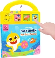 Baby Shark My First Friend 3 Button Sound Book with Handle, Children