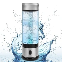 Hydrogen Water Bottle, HIGHTALL 1600ppb Hydrogen Water Bottle Generator, Portable 3-Min Hydrogen Water Generator, Rechargeable Ion Hydrogen Water Machine, Health Gift for Exercise, Office, Travel