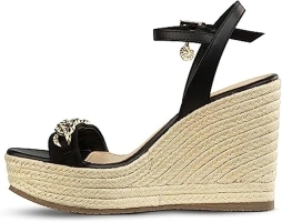 JATAREA Leather Wedge Sandals for Women | Women