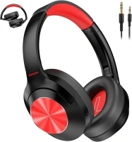 Hybrid Active Noise Cancelling Headphones - 2024 Upgraded Wireless Over Ear Bluetooth Headphones,100H Playtime,Hi-Res Audio,Deep Bass Noise Cancelling,Comfortable Ear Cup for Travel/Home/Office