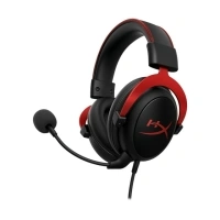 HyperX Cloud II - Wired Gaming Headset, Works with PC, PS5, PS4, Xbox Series X - Red