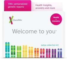 23andMe Health + Ancestry Service: Personal Genetic DNA Test Including Health Predispositions, Carrier Status, Wellness, and Trait Reports (Before You Buy See Important Test Info Below)