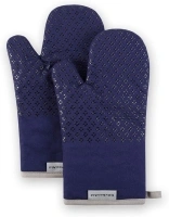 KitchenAid Asteroid Oven Mitt Set, Cobalt Blue 7"x12.5"