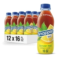 Snapple, Lemon Tea, Recycled Bottle, 16 Fl Oz, 12 Count