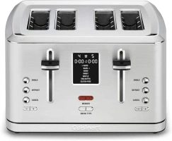 Cuisinart CPT-740 4-Slice Digital MemorySet Toaster, Stainless Steel, Silver