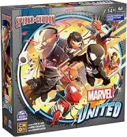 Spin Master Games, Marvel United: Spider-Geddon, Strategy Board Game, Collectible Spider Man Figurines, for Fans of Marvel Rivals & Action Movie Toys, 1-4 Players, for Ages 14 & Up