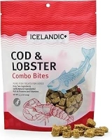 Icelandic+ Cod & Lobster Combo Bites Dog Treat 3.0-oz Bag