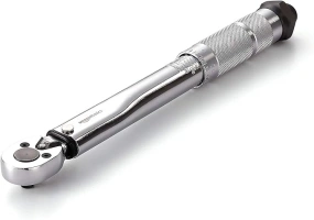 AmazonBasics 1/4-Inch Drive Click Torque Wrench - 35-200 in.-lb, 3.95-22.5 Nm