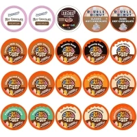 Perfect Samplers Hot Chocolate Pods Variety Pack Sampler, Hot Cocoa Single Serve Cups for Keurig K Cup Brewers, 20 Count