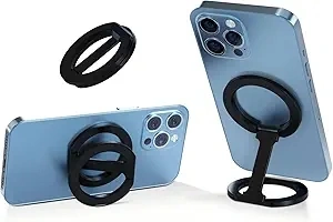 Dual Magnetic Phone Holder for Car,Gym Phone Holder Mount for Mag-Safe,Strong Magnet Phone Mount Stand for Metal Surface,Compatible with iPhone 15 14 13 12 Pro Plus Max Mag-Safe Case