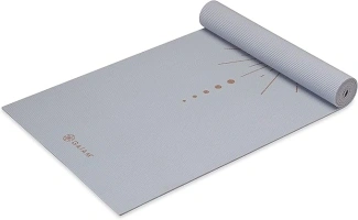 Gaiam Yoga Mat - Premium 6mm Print Extra Thick Non Slip Exercise & Fitness Mat for All Types of Yoga, Pilates & Floor Workouts (68"L x 24"W x 6mm Thick)