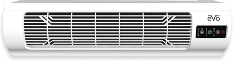 EVO Window Fan Air Circulator with Remote Control (Fits Up To 40" Windows) – Multi-Directional Airflow, Adjustable Fan Speed, and Low Profile