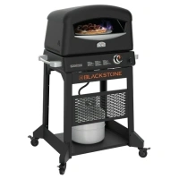 Blackstone Outdoor Propane Pizza Oven with 16" Rotating Cordierite Stone and Mobile Stand