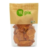 Yupik Organic Sliced Mango, 1 lb, Non-GMO, Vegan, Gluten-Free, Kosher, Tropical Dried Fruits, Thin Mango Slices, No Sugar Added, Sulphite-Free, Healthy Snacks, Tasty Topping