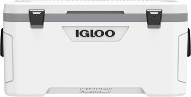 Igloo Coolers Marine Ultra Series, Insulated Portable Cooler, Hard Cooler with Heavy Duty Handles & Ice Retention, Leak-Proof Ice Chest, Great for Fishing, Camping, Boating, & More