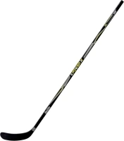 Franklin Sports Power X Junior Street Hockey Sticks - Youth Outdoor Street Hockey Stick - Right + Left Handed Kids Hockey Sticks - Wood + Fiberglass Shaft - One Piece Stick - 58" + 52" Inch Sizes