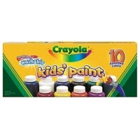 Crayola Washable Kids Paint, 2 Oz Bottles, 10 Count