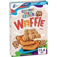 Cinnamon Toast Crunch Waffle Breakfast Cereal, Crispy Cinnamon Cereal, 11.6 oz