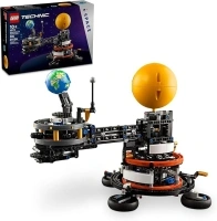 LEGO Technic Planet Earth and Moon in Orbit Building Set, Outer Space Birthday Gift for 10 Year Olds, Solar System Space Toy for Imaginative, Independent Play, Space Room Décor for Boys & Girls, 42179