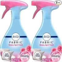 Febreze Odor-Fighting Fabric Refresher, Downy April Fresh, 16.9 fl oz, Pack of 2