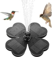 Lucky Clover Solar Water Pump for Pond, Solar Fountain Pump for Bird Bath, Floating Solar Powered Water Pump for Garden Backyard Pond Pool, Outdoor Decor Summer Gifts for Mother