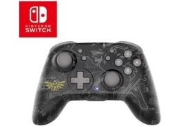 (NEW) HORI Wireless Nintendo Pro Controller with Motion Control for Nintendo Switch - The Legend of Zelda Edition