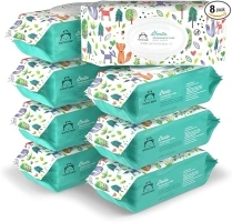 Mama Bear Gentle Fragrance Free Baby Wipes, Hypoallergenic, 800 Count (8 Packs of 100)