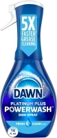 Dawn Platinum Powerwash Dish Spray, Dish Soap, Fresh Scent, 16 Fl Oz