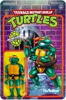 Super7 Teenage Mutant Ninja Turtles Michelangelo 3.75 in Reaction Figure