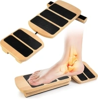 Winique Ankle Balance Board Foot Strengthener Exerciser for Sprains, Plantar Fasciitis Relief, Ankle Stabilizer, Foot Stretcher, Balance Trainer, Posture Corrector, Anti Slip Wobble Board,Portable