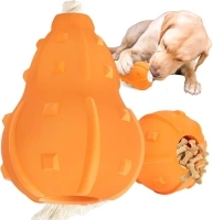 NOUGAT Stuffable Dog Toy - Fetch & Chew Toy for Dogs - Interactive Dog Toys for Treat Dispensing- Dog Toys to Keep Them Busy - Durable Natural Rubber Dog Toy for Small Medium Breed