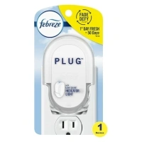 Febreze Odor-Fighting Fade Defy Plug Air Freshener Warmer Device, 1 Count, Fresh