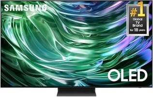 SAMSUNG 65-Inch Class OLED 4K S90D Series HDR+ Smart TV w/Dolby Atmos, Object Tracking Sound Lite, Motion Xcelerator, Real Depth Enhancer, 4K AI Upscaling, Alexa Built-in (QN65S90D, 2024 Model)