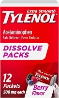 ES TYLENOL POWDER PACK 12 BERR