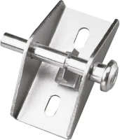 Prime-Line U 9853 Aluminum Finish Push/Pull Sliding Patio Door Lock (Single Pack)