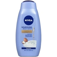 NIVEA Shea Butter Nourishing Body Wash, Moisturizing Body Wash for Dry Skin, 20 Fl Oz Bottle