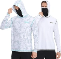 Fishing Shirts for Men,Long Sleeve Sun Protection Hoodie Shirts Athletic Running Hiking Shirt