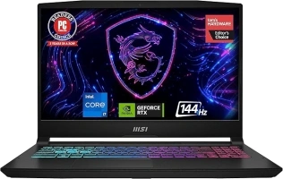 MSI Katana 15 15.6" 144Hz FHD Gaming Laptop: 13th Gen Intel Core i7, RTX 4070, 16GB DDR5, 1TB NVMe SSD, USB-Type C, Cooler Boost 5, Win11 Home: Black B13VGK-484US