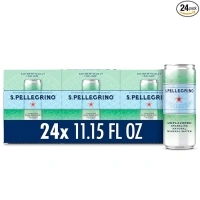 S.Pellegrino Sparkling Natural Mineral Water, Unflavored, 11.15 Fl. Oz (Pack of 24)